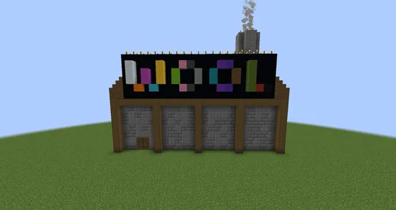 Automated Wool Farm Minecraft schematic