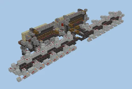 Automatic Furnaces For Minecraft Minecraft schematic