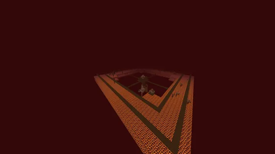 Automatic Gold Farm with Sorting Minecraft schematic