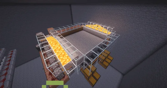 Automatic Moss Block Farm Minecraft schematic