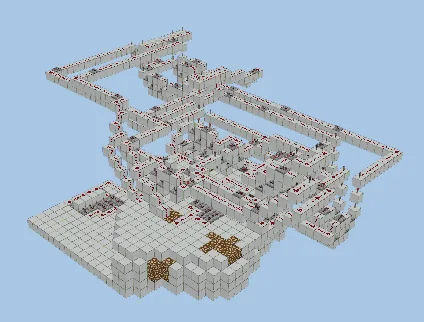 Automatic Payout Slot Machine Minecraft schematic preview