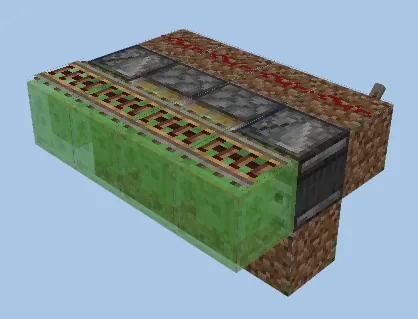 Automatic Rail Cleaning Machine Minecraft schematic preview