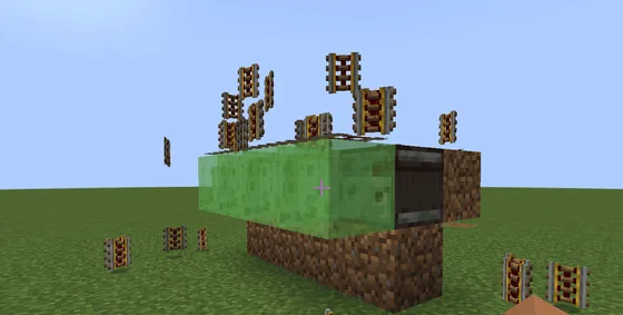 Automatic Rail Cleaning Machine Minecraft schematic