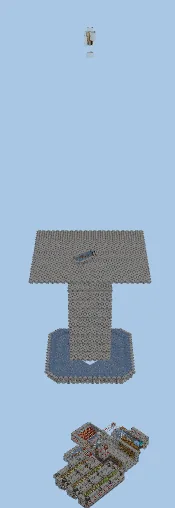 Automatic Rocket Firework Mob Farm Minecraft schematic