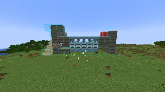 Automatic Smelting Station Minecraft schematic