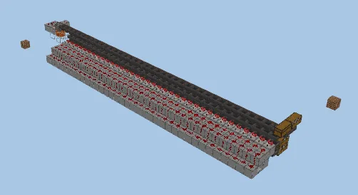 Automatic Storage and Waste Disposal System Minecraft schematic