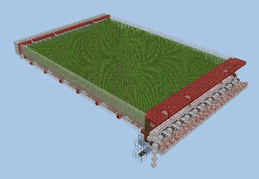 Automatic Sugar Cane Farm Minecraft schematic