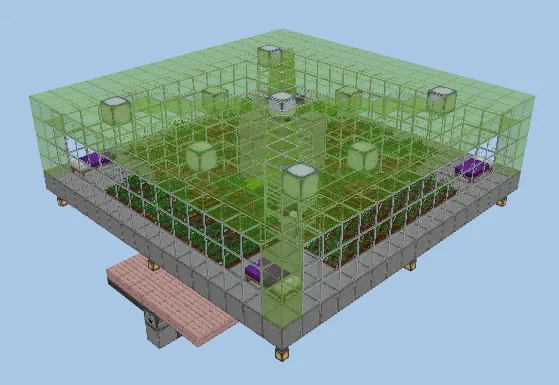 Automatic Villager Farm Minecraft schematic preview