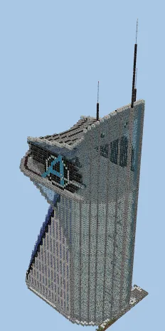 Avengers Stark Tower Build Minecraft schematic