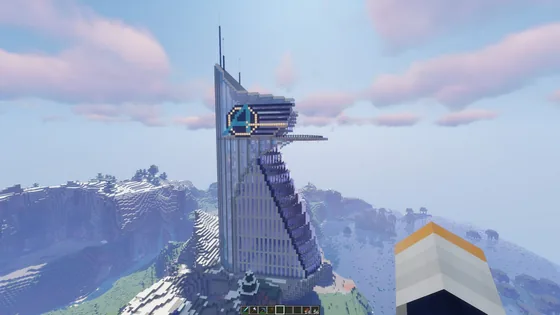 Avengers Stark Tower Build Minecraft schematic