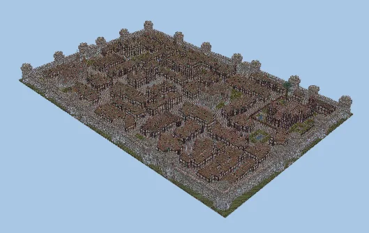 awesome medieval city Minecraft schematic