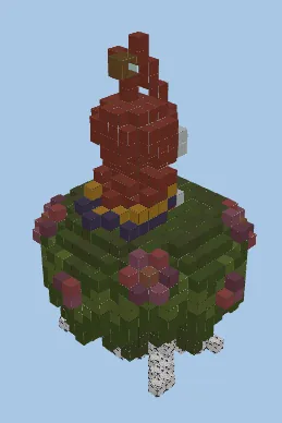 Azalea Bush With Parrot Minecraft schematic
