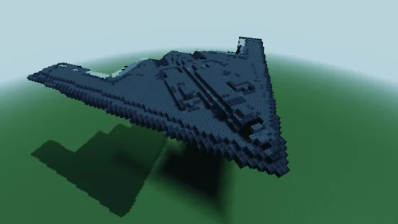 B2 Spirit Stealth Bomber Minecraft schematic