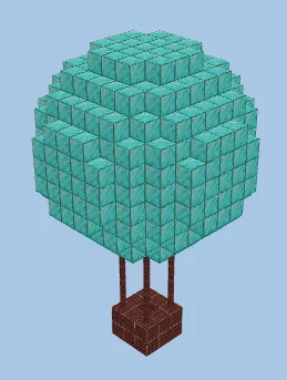 Balloon Vehicle Minecraft schematic
