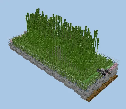 Bamboo and Sugar Cane Farm Minecraft schematic preview
