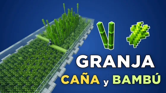 Bamboo and Sugar Cane Farm Minecraft schematic