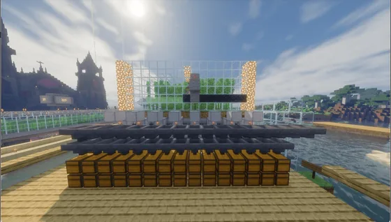Bamboo Crop Farm - 10k Per Hour Minecraft schematic