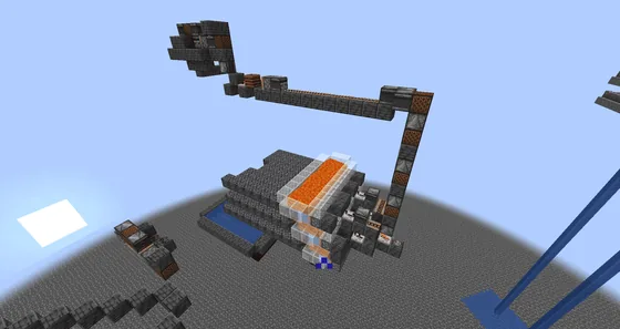Basalt Generator 8gt Timer Minecraft schematic