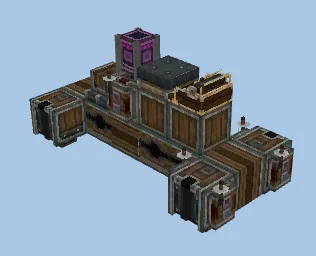 Basic Flying Car Vehicle Minecraft schematic preview