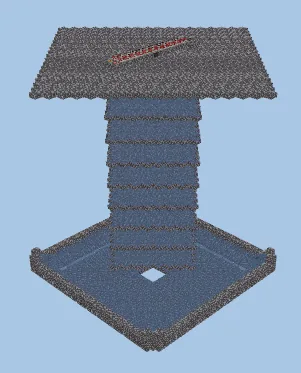 Basic Survival Mob Farm Minecraft schematic