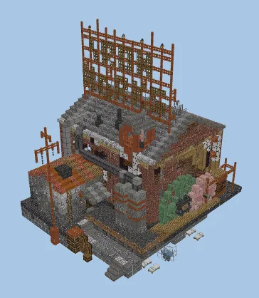 BdoubleO Iron Works Schematic Minecraft schematic