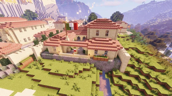 Beachfront Roman Style Villa Minecraft schematic