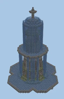 Beautiful Fountain Minecraft schematic preview