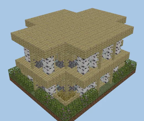 Beginner Friendly Starter Home Minecraft schematic