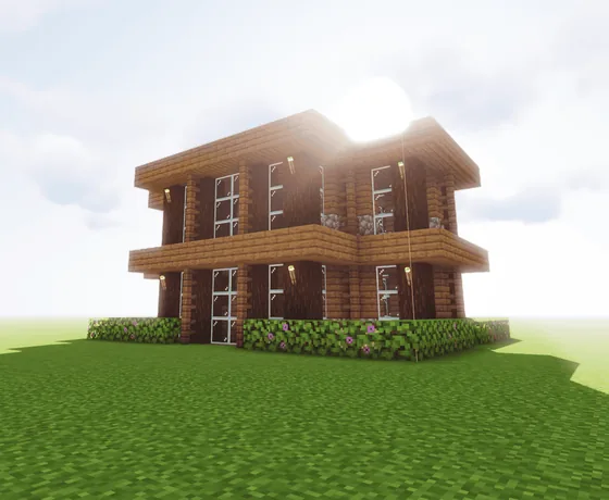 Beginner Friendly Starter Home Minecraft schematic