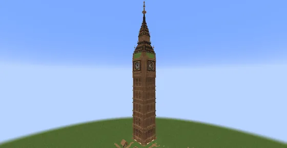Big Ben Clock Tower Minecraft schematic