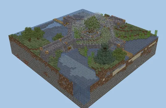 Bio-Dome Greenhouse Minecraft schematic
