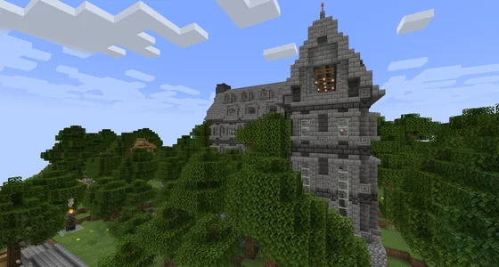 Bishop Gallery Structure Minecraft schematic