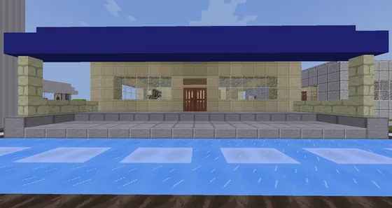 Burger King Restaurant With Drive-Thru Minecraft schematic