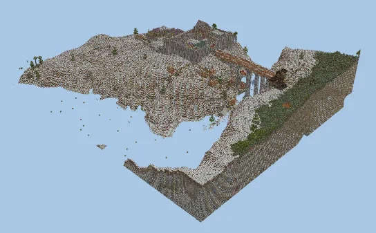 Castle Cornet Medieval Fortress Minecraft schematic