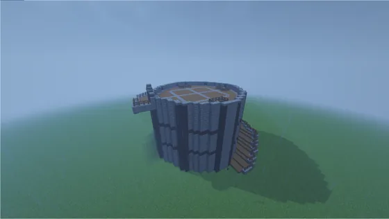 Castle Tower Structure Minecraft schematic