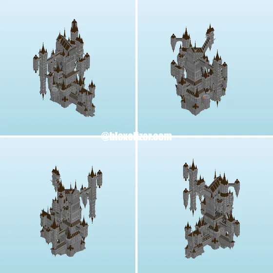 Castlevania castle Minecraft schematic