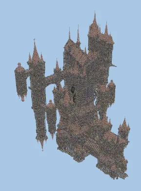 Castlevania castle Minecraft schematic