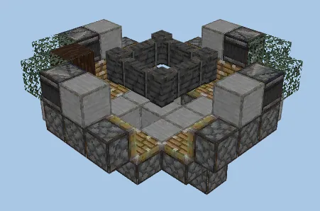 Cement and Sand Duplicator Farm Minecraft schematic