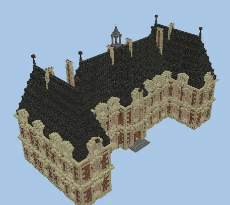 Chateau de Sceaux Medieval Castle Minecraft schematic