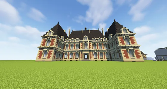 Chateau de Sceaux Medieval Castle Minecraft schematic