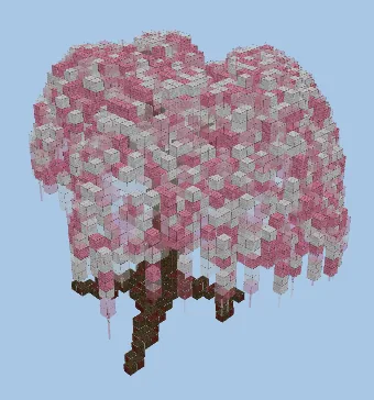 Cherry Blossom Garden Minecraft schematic preview