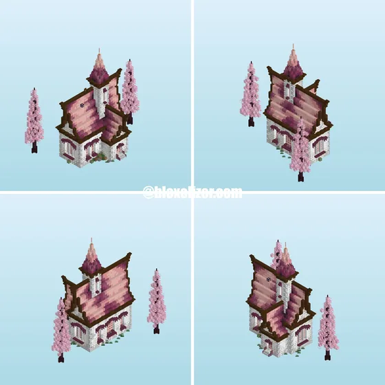 Cherry Blossom House Minecraft schematic