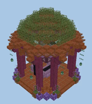 Cherry Nether Portal Minecraft schematic preview