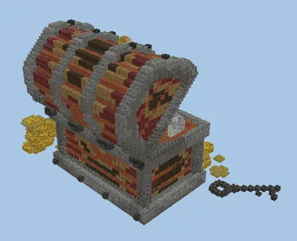 Chest-Shaped Storage Building Minecraft schematic preview