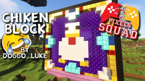 Chicken Block Structure Minecraft schematic