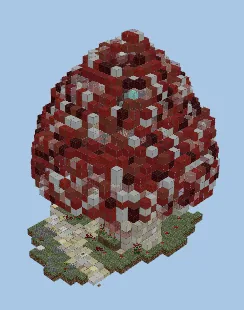 Chonky Red Mushroom Decoration Minecraft schematic