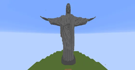 Christ the Redeemer Cactus Farm Minecraft schematic