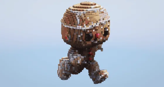 Christmas Gingerbread Man Minecraft schematic