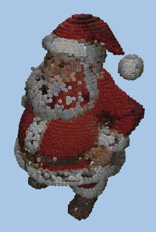 Christmas Santa Claus Minecraft schematic