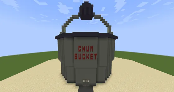 Chum Bucket Restaurant Minecraft schematic